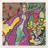 Onderzetter van damesglas (Voorkant)