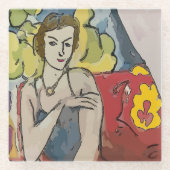 Onderzetter van damesglas (Voorkant)