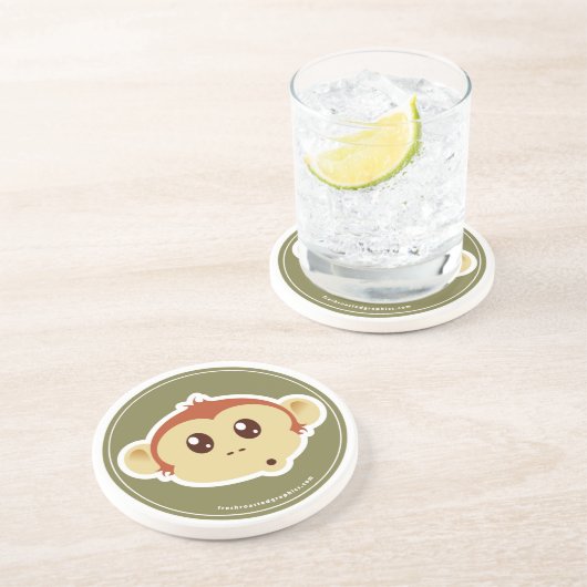 Onderzetter van de aap (Zijkant)