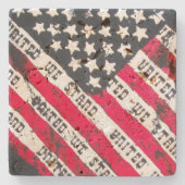 ONDERZETTER van de Amerikaanse vlaggensteen (Voorkant)