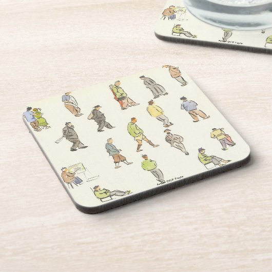  Onderzetter van de bevolking van Parijs (Linkerzijde)