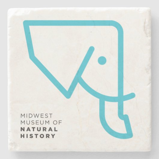 ONDERZETTER van de blauwe olifantengraniet (Voorkant)