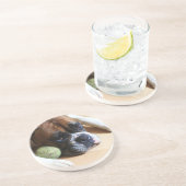 Onderzetter van de Boxer-hond (Zijkant)