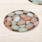 Onderzetter van de Chicken Egg Party (Gebogen)