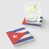 Onderzetter van de Cubaanse vlag (Zijkant)