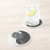 Onderzetter van de Draak van Yang van Yin het (Zijkant)