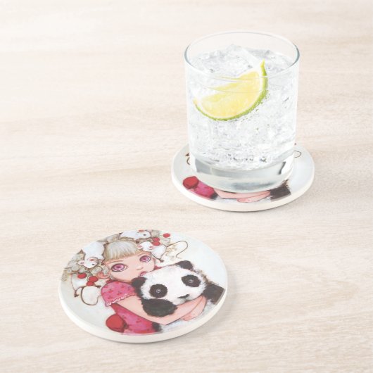 Onderzetter van de Drink van Fruit Fuzz (Zijkant)