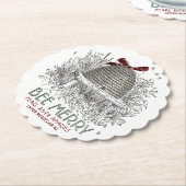 Onderzetter van de feestdag voor bijen met schuine (Gekanteld)