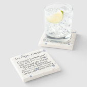 Onderzetter van de Franse dichters Stone (Zijkant)