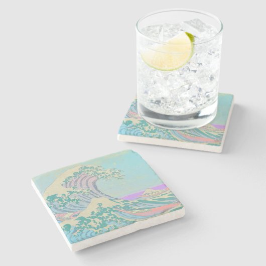 Onderzetter van de grote golfmarmer (Zijkant)