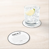 Onderzetter van de heer & mevrouw Modern Bold Wedd (Insitu)