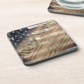 Onderzetter van de industriële Amerikaanse vlag (Linkerzijde)