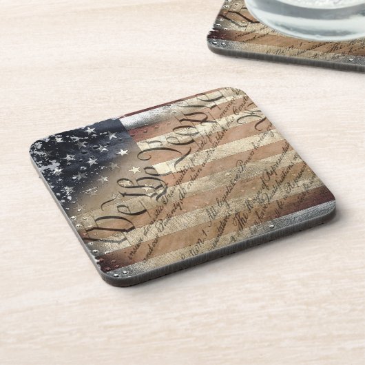 Onderzetter van de industriële Amerikaanse vlag (Linkerzijde)