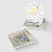 Onderzetter van de kabelgootsteen van de stad Taxi (Zijkant)