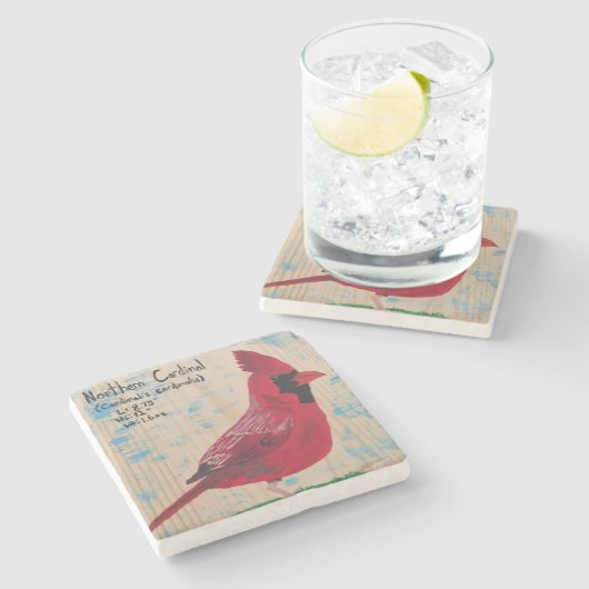 Onderzetter van de kardinaalsteen (Zijkant)