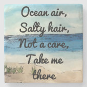 Onderzetter van de Kute Beach Stone (Voorkant)