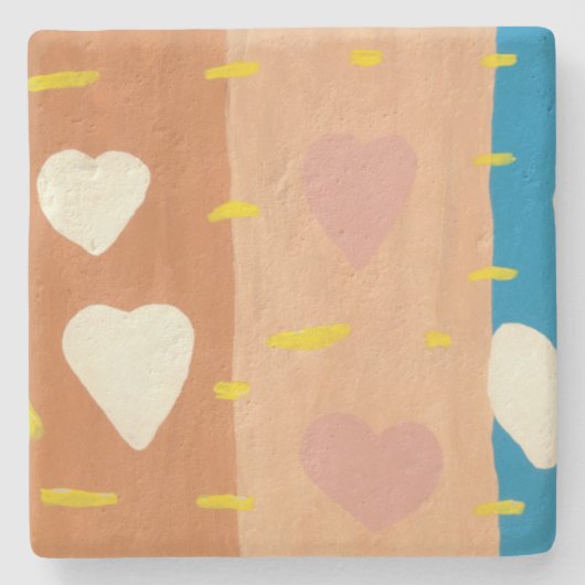 Onderzetter van de liefdessteen (Voorkant)