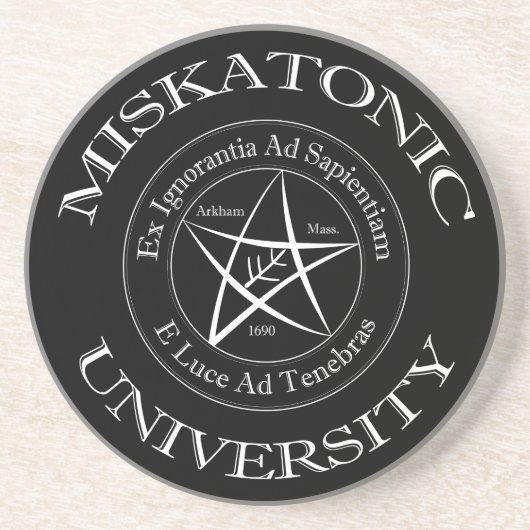 Onderzetter van de Miskatonic University Sandstone (Voorkant)