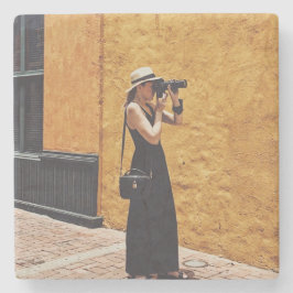 Onderzetter van de natuurlijke elementensteen van 