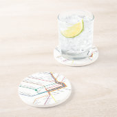 Onderzetter van de onderweg Philadelphia (Zijkant)