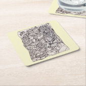 Onderzetter van de organisatie van bezorgdheden (Schuin)