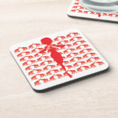 Onderzetter van de rode olifant (Linkerzijde)