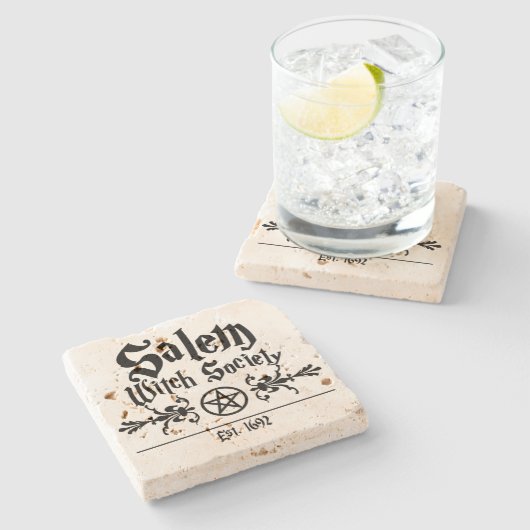 Onderzetter van de Salem Witch Society (Zijkant)
