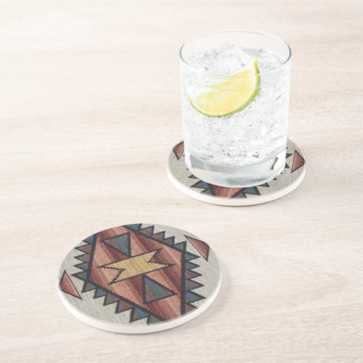 Onderzetter van de Sandstone-Drink van het zuidwes (Zijkant)