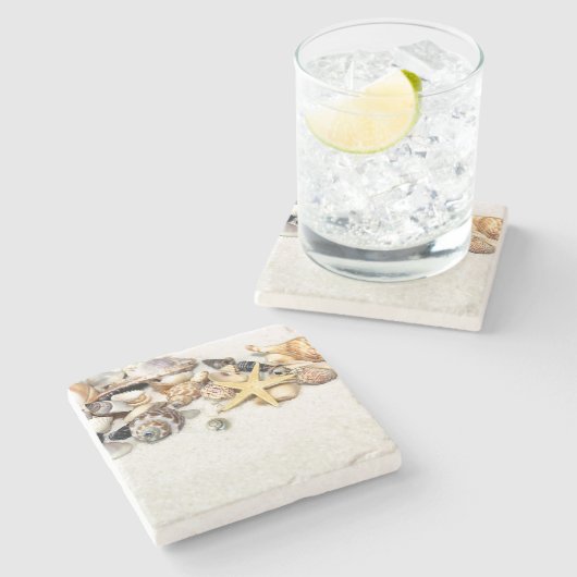 Onderzetter van de Seashells Stone (Zijkant)