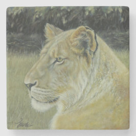 onderzetter van de "The Lion Queen"