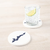 Onderzetter van de visserseilanden - marine (Zijkant)