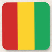 Onderzetter van de vlag van Guinee-Conakry (Voorkant)