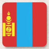 Onderzetter van de vlag van Mongolia (Voorkant)