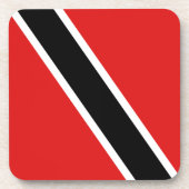 Onderzetter van de vlag van Trinidad en Tobago (Voorkant)