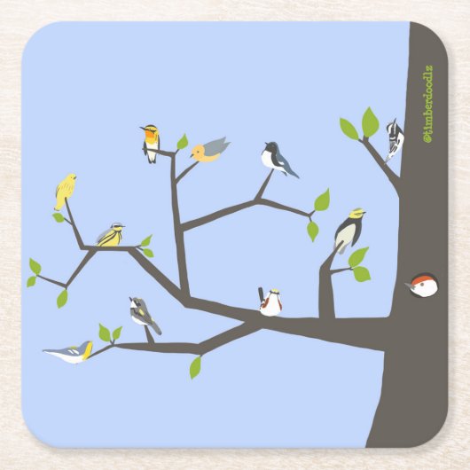 Onderzetter van de Warbler-uitval (Voorkant)