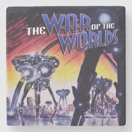 Onderzetter van de Wereld marmer (Voorkant)