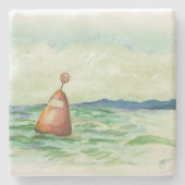 Onderzetter van de zeehondenboei-waterverf (Voorkant)