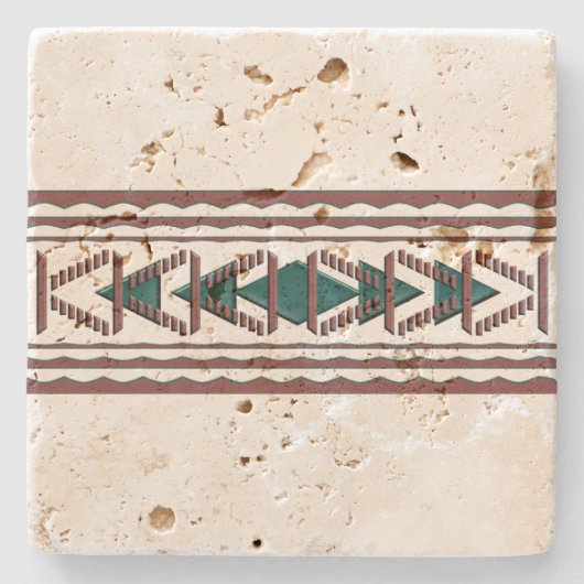 Onderzetter van de Zuidwest-Tapestry Travertine (Voorkant)