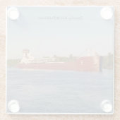 Onderzetter van Dorothy Ann en Pathfinder Glazen Onderzetter (Achterkant)