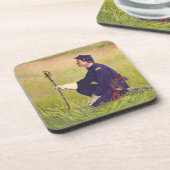 Onderzetter van een soldaat uit de burgeroorlog (Linkerzijde)