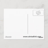 Onderzetter van Evil Wooden Briefkaart (Achterkant)