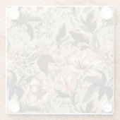  Onderzetter van flessenglas Glazen Onderzetter (Achterkant)