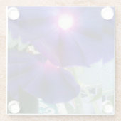 Onderzetter van Floral Glass (Achterkant)