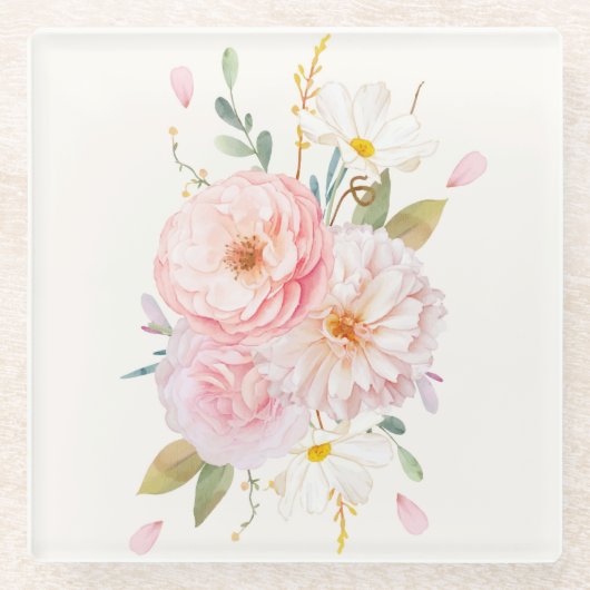 Onderzetter van Floral Glass (Voorkant)