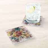 Onderzetter van Floral Glass (Schuin)