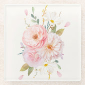 Onderzetter van Floral Glass Glazen Onderzetter (Voorkant)