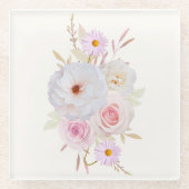 Onderzetter van Floral Glass Glazen Onderzetter (Voorkant)