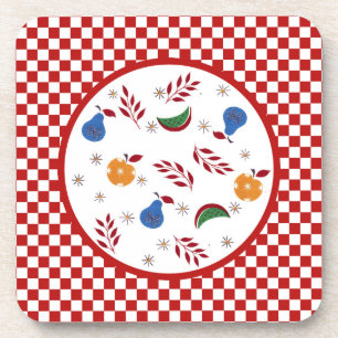 Onderzetter van fruitkurk