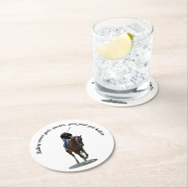 Onderzetter van galoping Thoroughbred Horse Paper