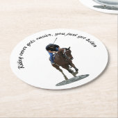 Onderzetter van galoping Thoroughbred Horse Paper (Gebogen)